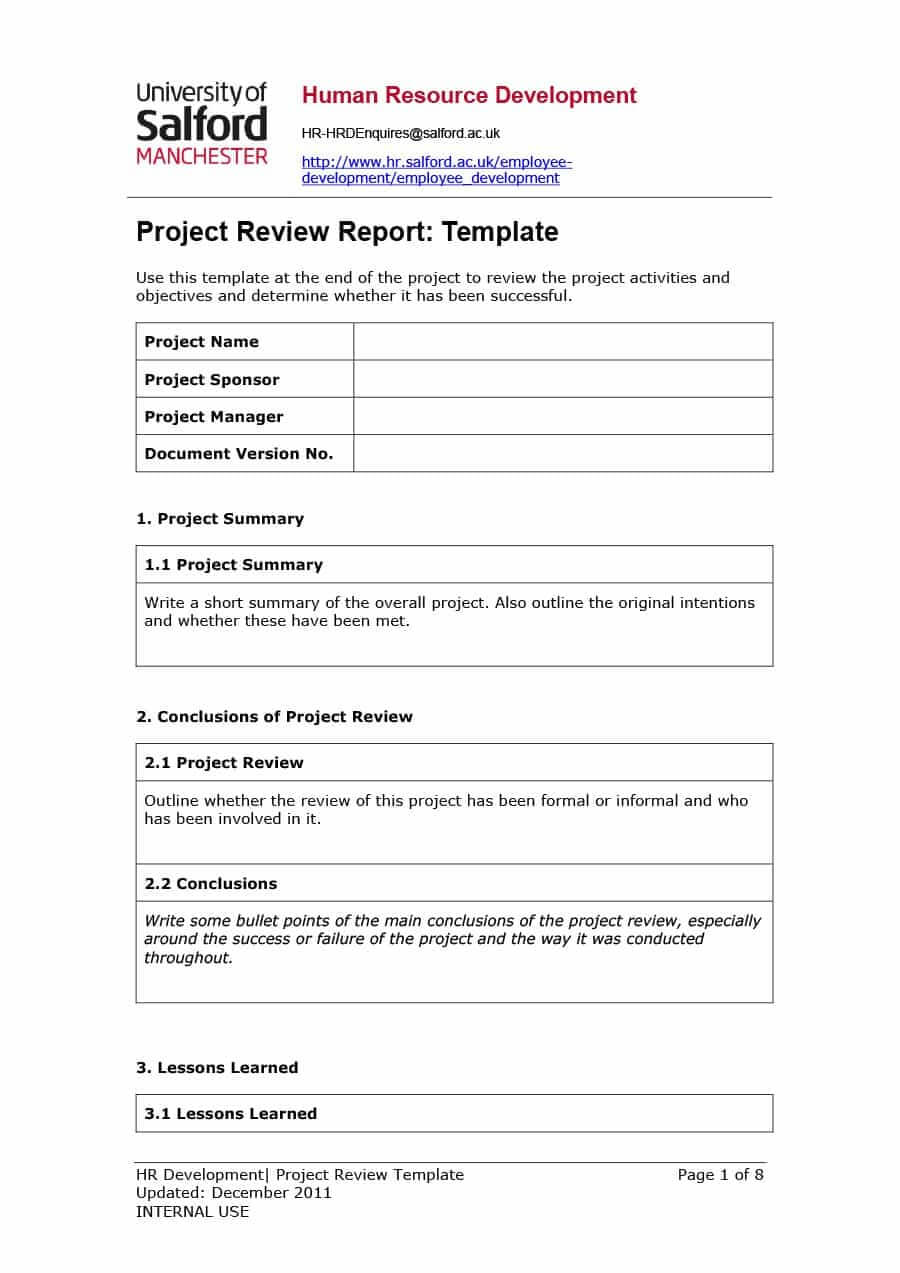 40+ Project Status Report Templates [Word, Excel, Ppt] ᐅ With Regard To Development Status Report Template