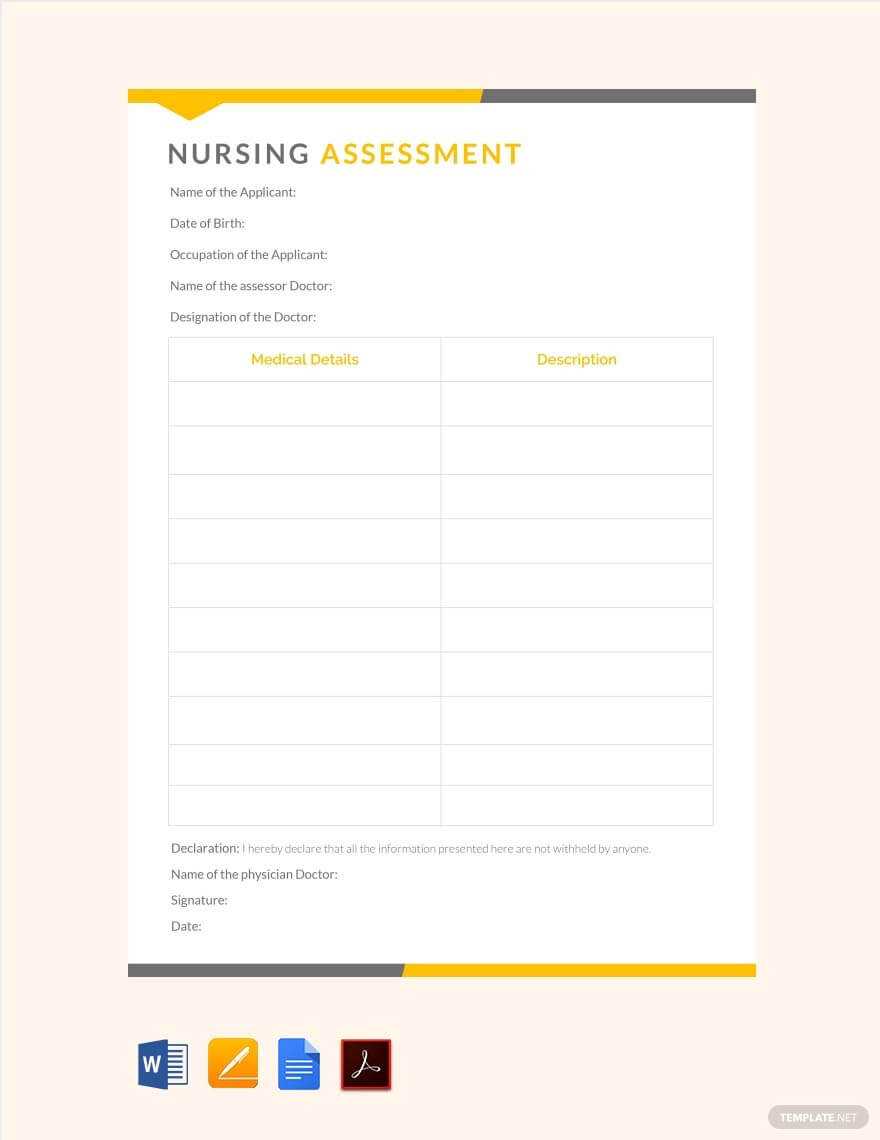 5+ Nursing Care Plan Templates In Word, Pdf, Apple Pages For Nursing Care Plan Template Word