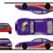 5 Steps To Create A Paint Scheme Mockup | The Colors Of The Race Inside Blank Race Car Templates