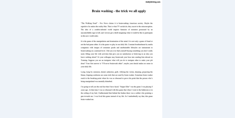 500 Word Essay Template