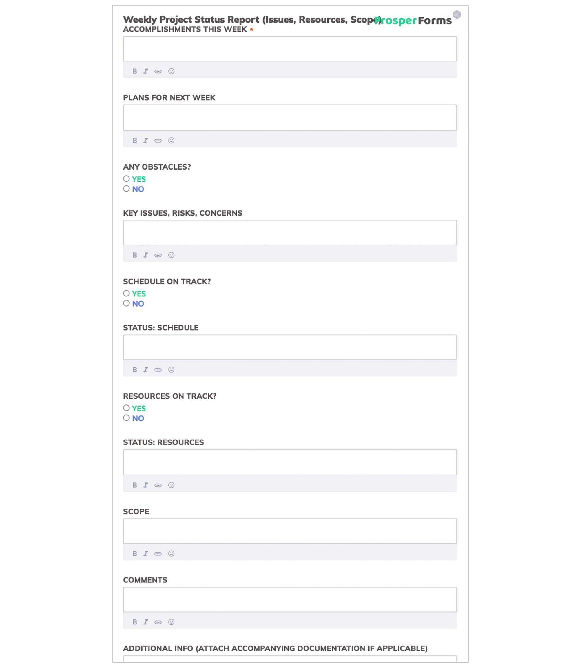 6 Awesome Weekly Status Report Templates | Free Download Inside Development Status Report Template