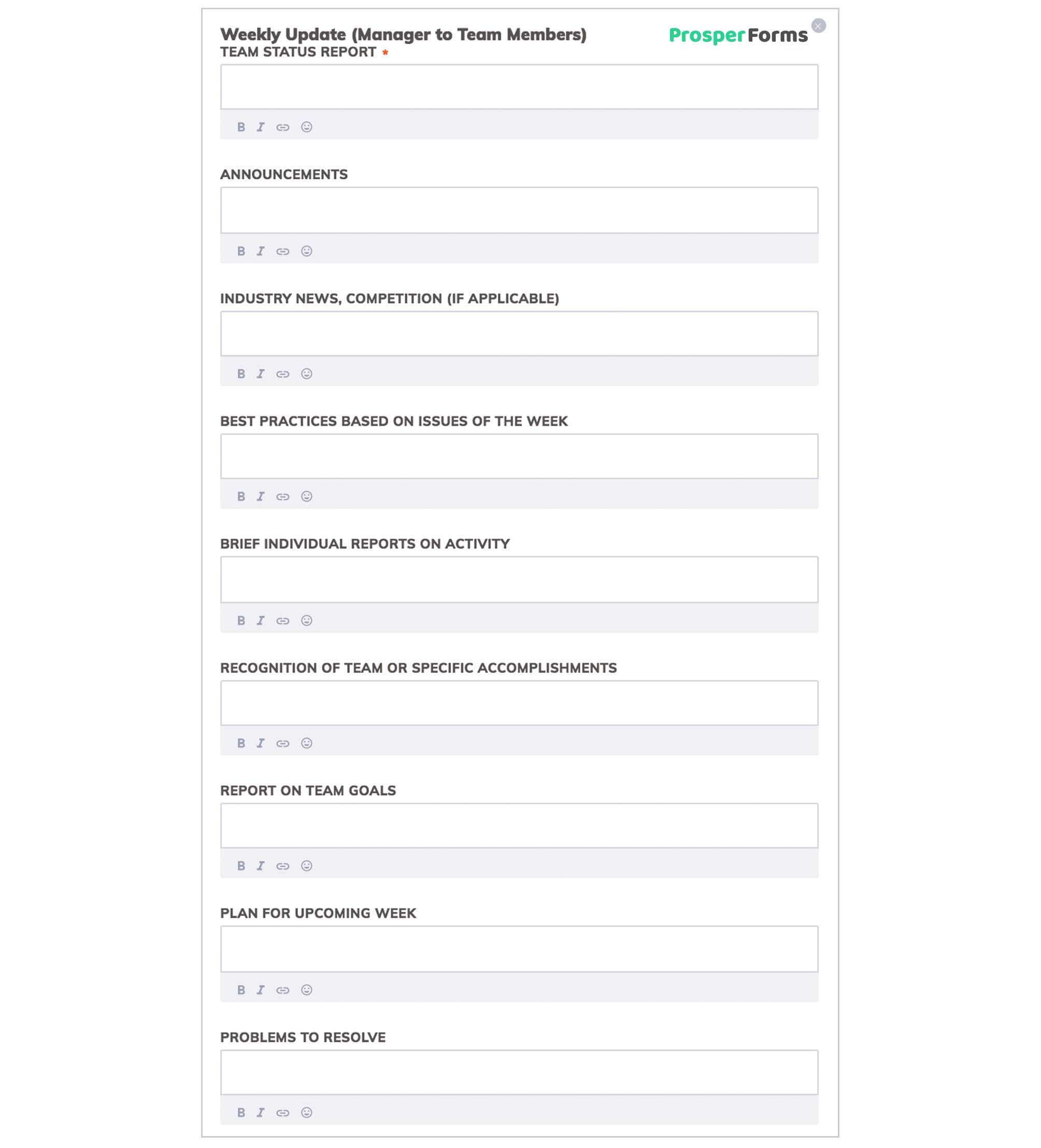 6 Awesome Weekly Status Report Templates | Free Download Inside Weekly Manager Report Template