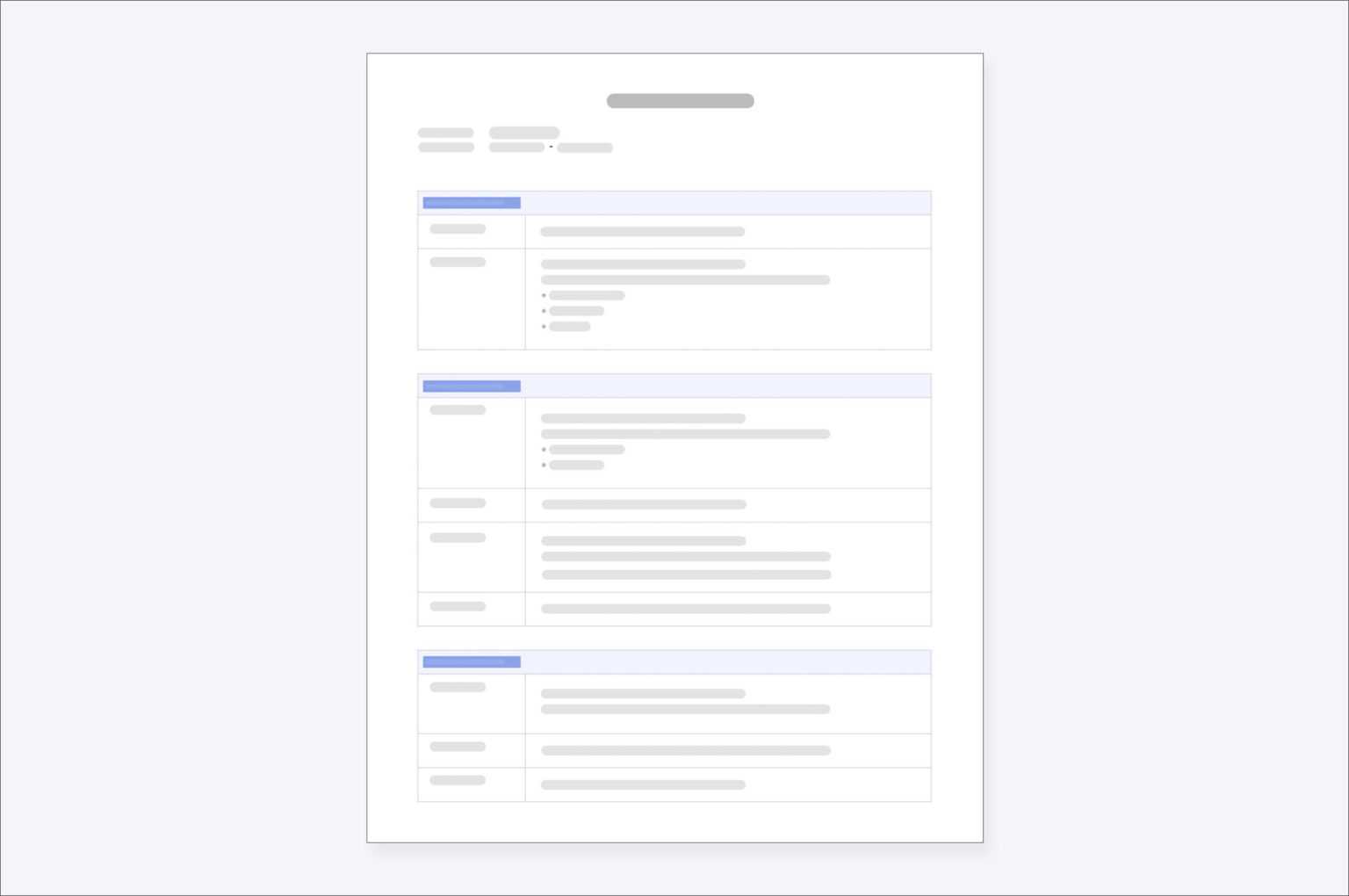 Development Status Report Template