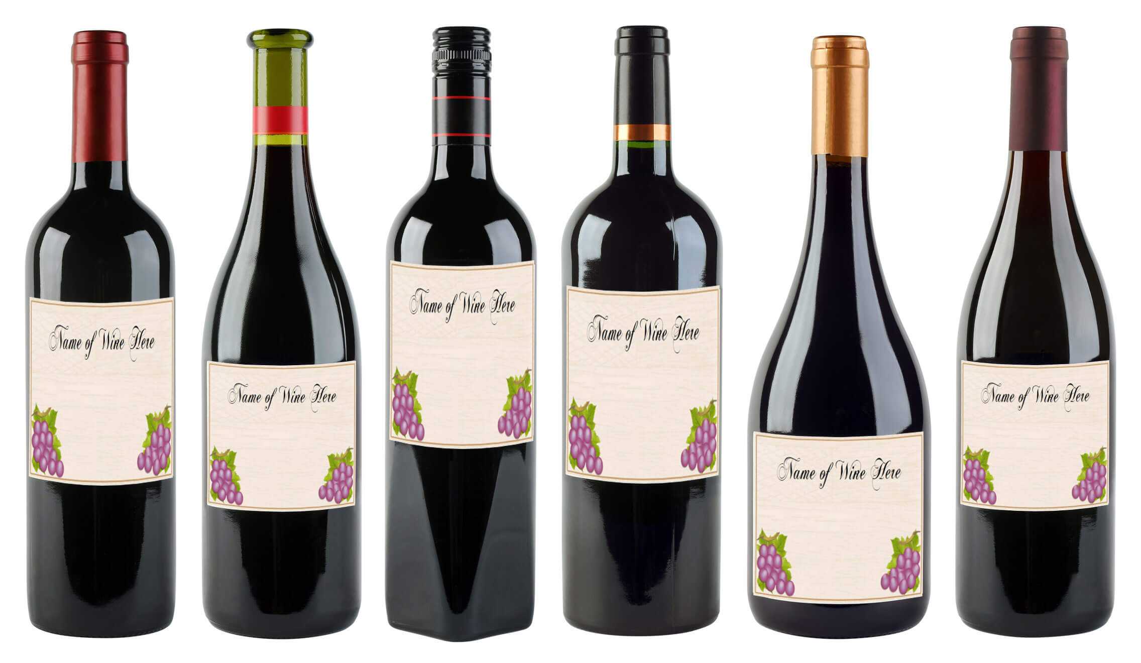 Free Wine Label Printable Template