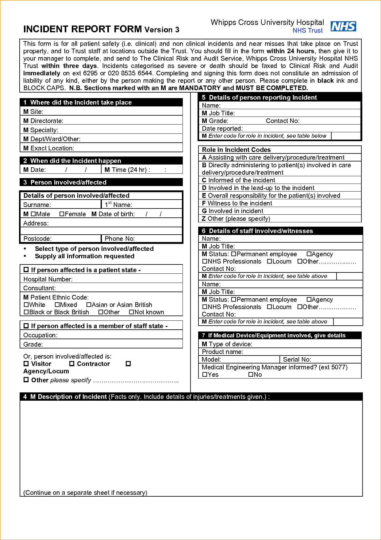 8 Incident Report Template Word | Outline Templates Regarding Incident Report Template Itil