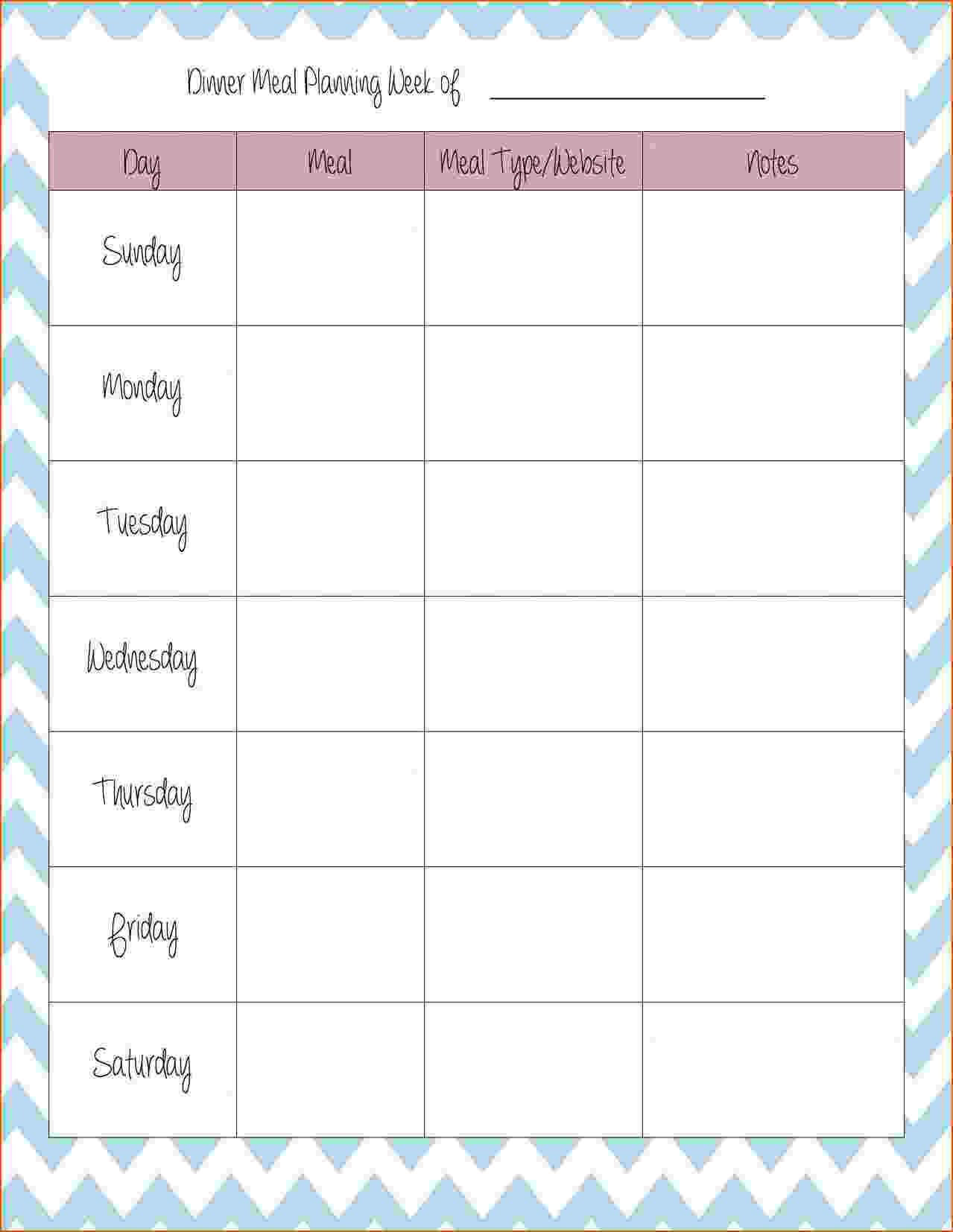 8+ Weekly Meal Planner Template – Bookletemplate Throughout Meal Plan Template Word