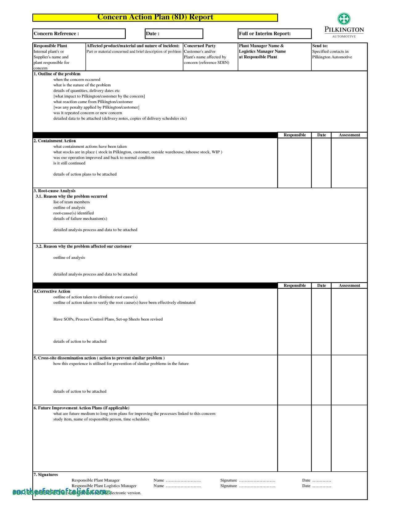 8D Report 2 Rt Template Pdf Excel Download Free Doc Examples Pertaining To 8D Report Template