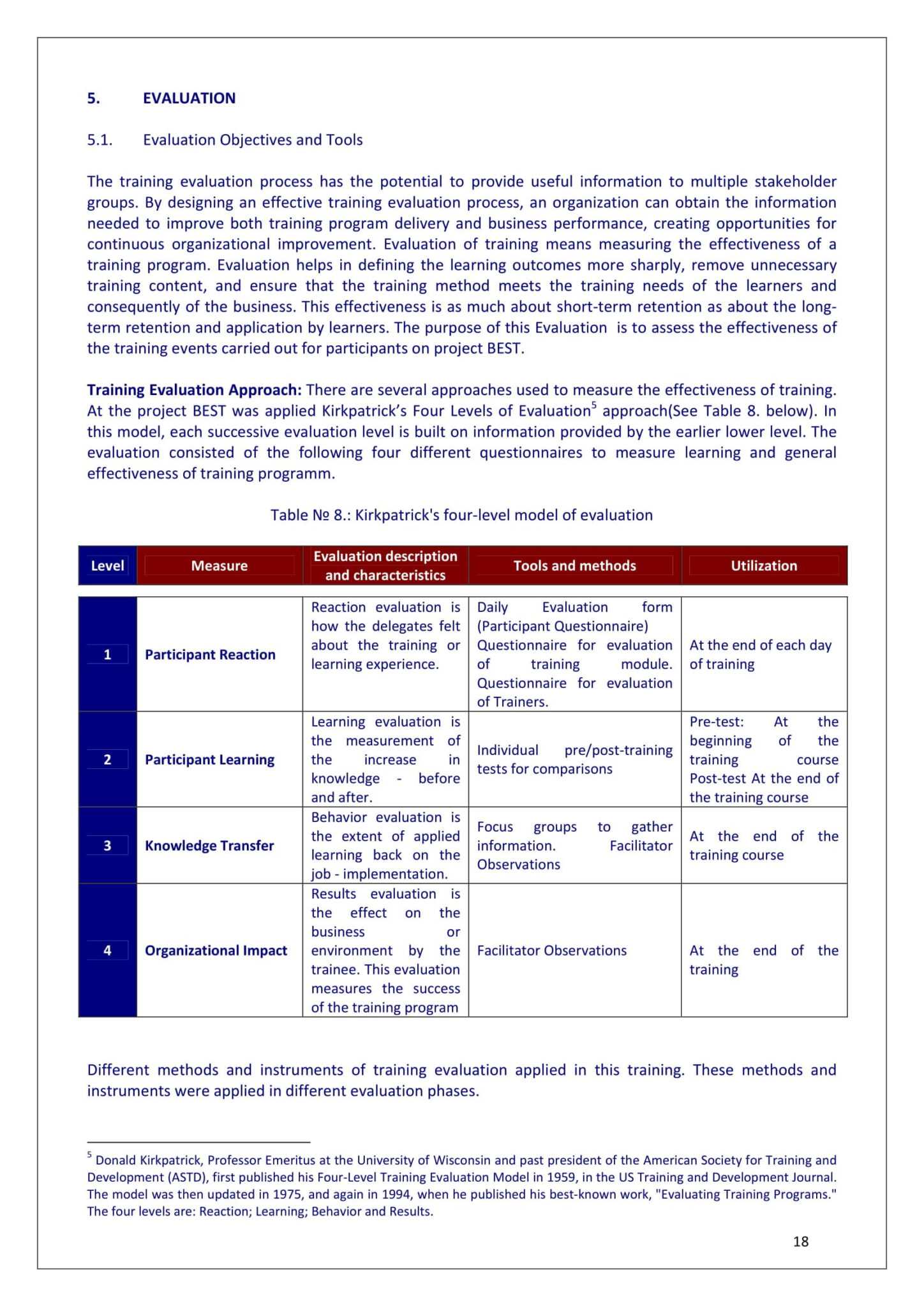 how to write course evaluation report