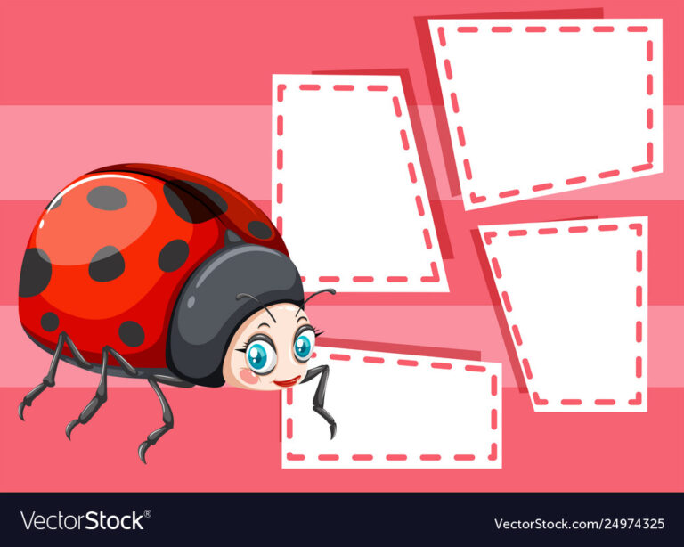 Blank Ladybug Template