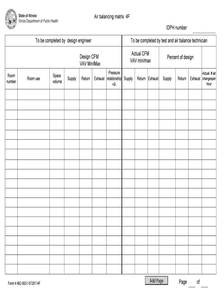Air Balance Report Pdf - Fill Online, Printable, Fillable With Regard To Air Balance Report Template