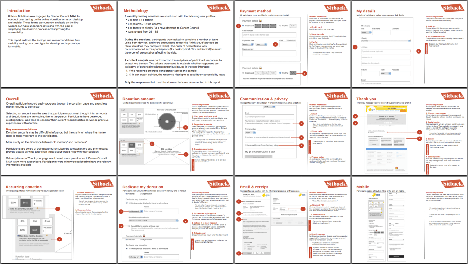 Usability Test Report Template