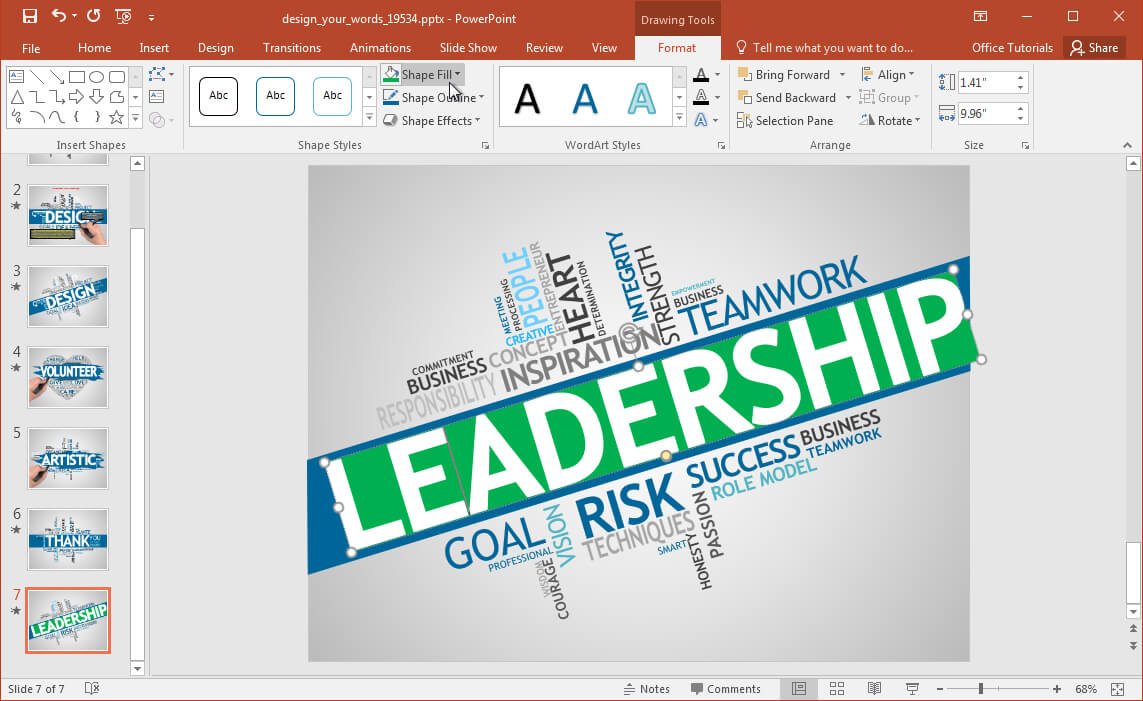 How Do I Create An Animated Word Cloud In Powerpoint