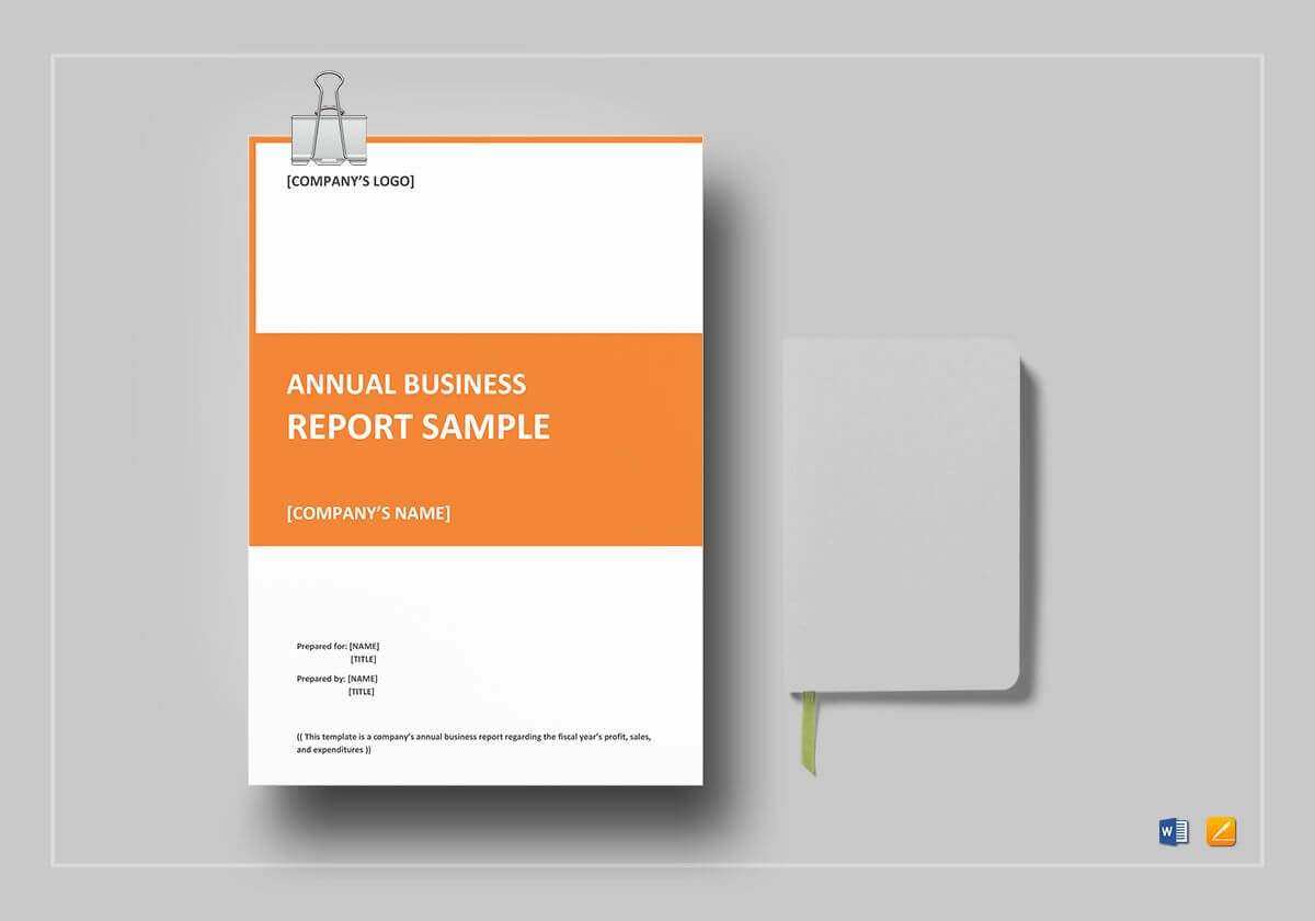 Annual Business Report Template Pertaining To It Report Template For Word