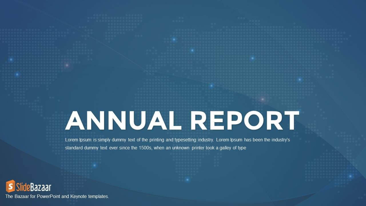 Annual Report Powerpoint Template And Keynote – Slidebazaar Throughout Annual Report Ppt Template