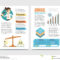 Annual Report Template Set With Diagram Stock Vector Inside Illustrator Report Templates