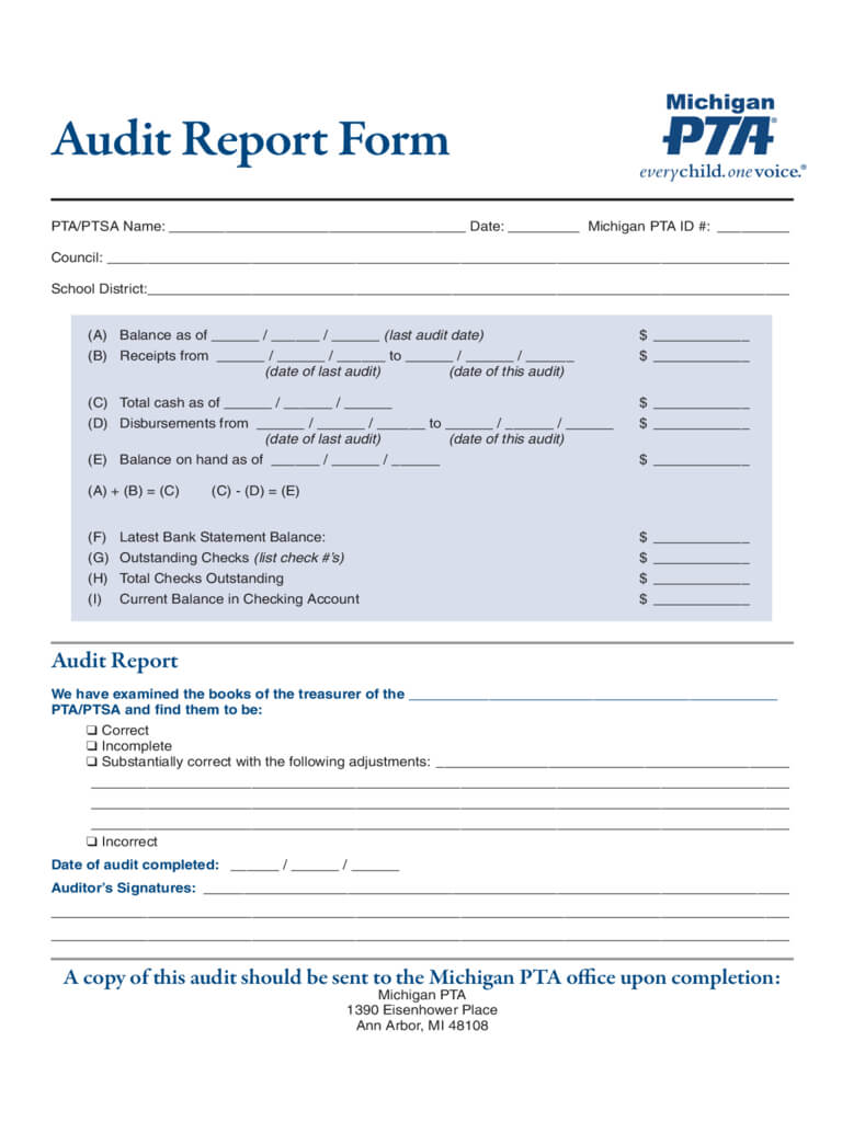 Audit Report – 6 Free Templates In Pdf, Word, Excel Download In Mi Report Template
