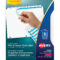 Avery® Print & Apply Clear Label Dividers, Index Maker(R Regarding 8 Tab Divider Template Word