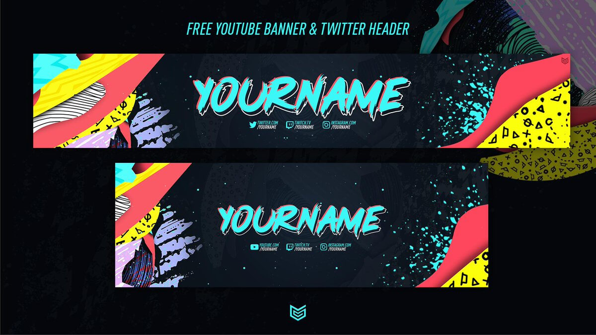B L A I R On Twitter: "free Fifa 20 Banner & Header 👍 For Intended For Twitter Banner Template Psd