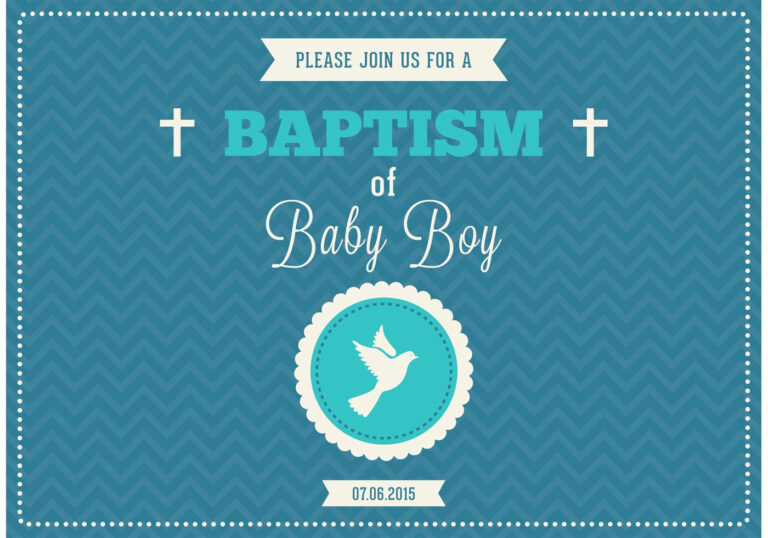 Download Baby Boy Baptism Vector Invitation - Download Free Vectors ...