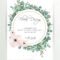 Banner Flower Background Wedding Invitation Modern Card Throughout Wedding Banner Design Templates