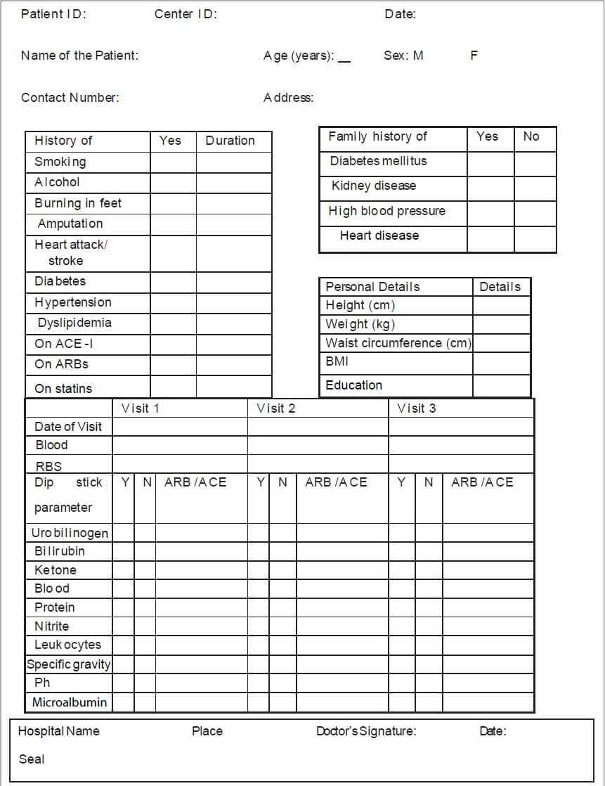 Basics Of Case Report Form Designing In Clinical Research Inside Case Report Form Template Clinical Trials