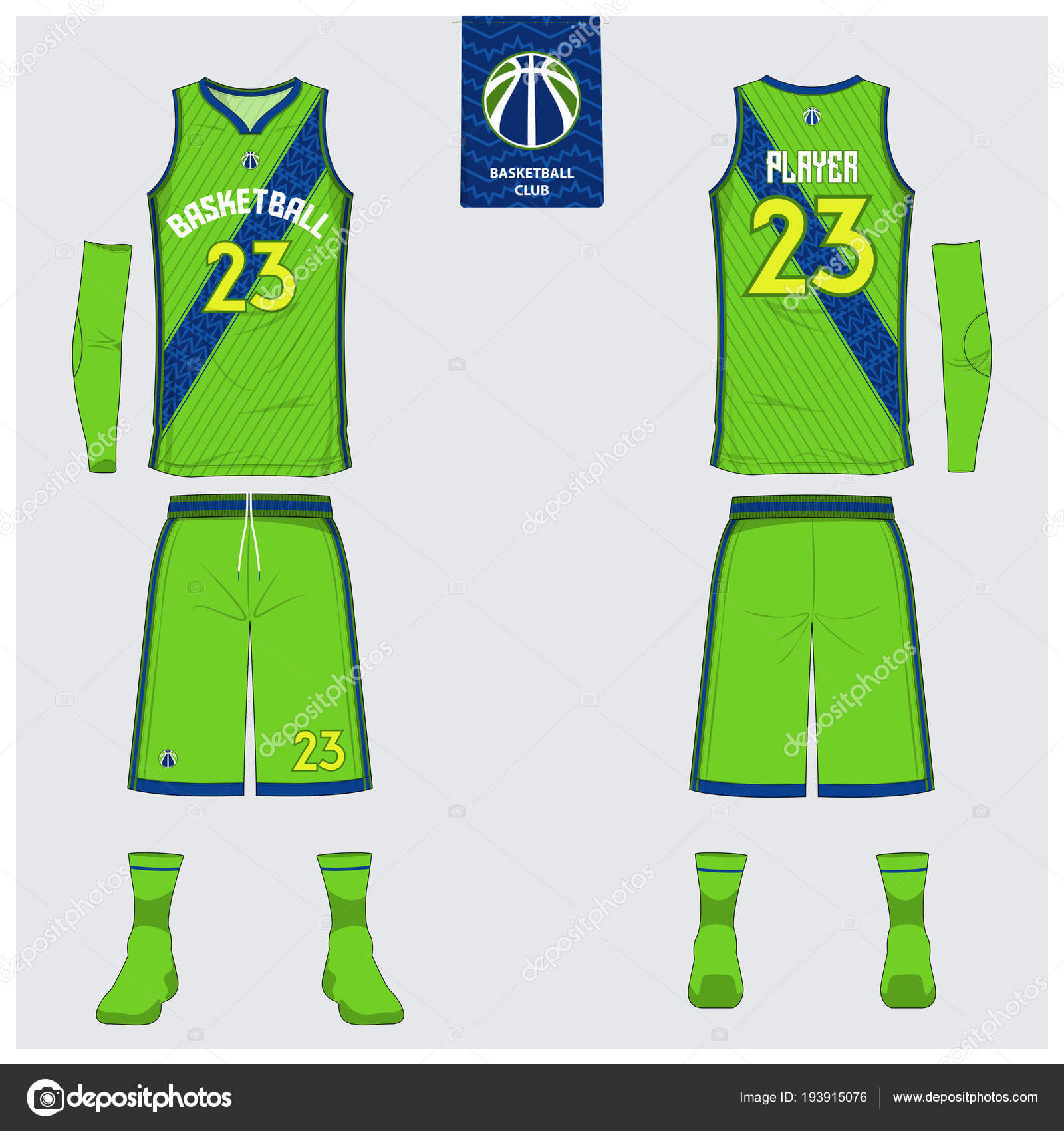 Basketball Uniform Or Sport Jersey, Shorts, Socks Template Intended For Blank Basketball Uniform Template