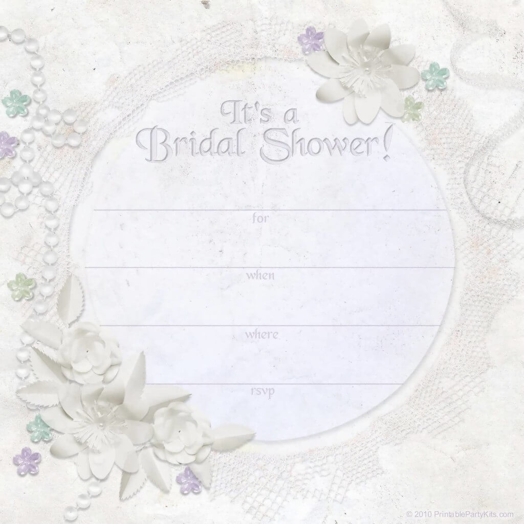 Best 48+ Bridal Shower Powerpoint Background On Hipwallpaper With Regard To Blank Bridal Shower Invitations Templates
