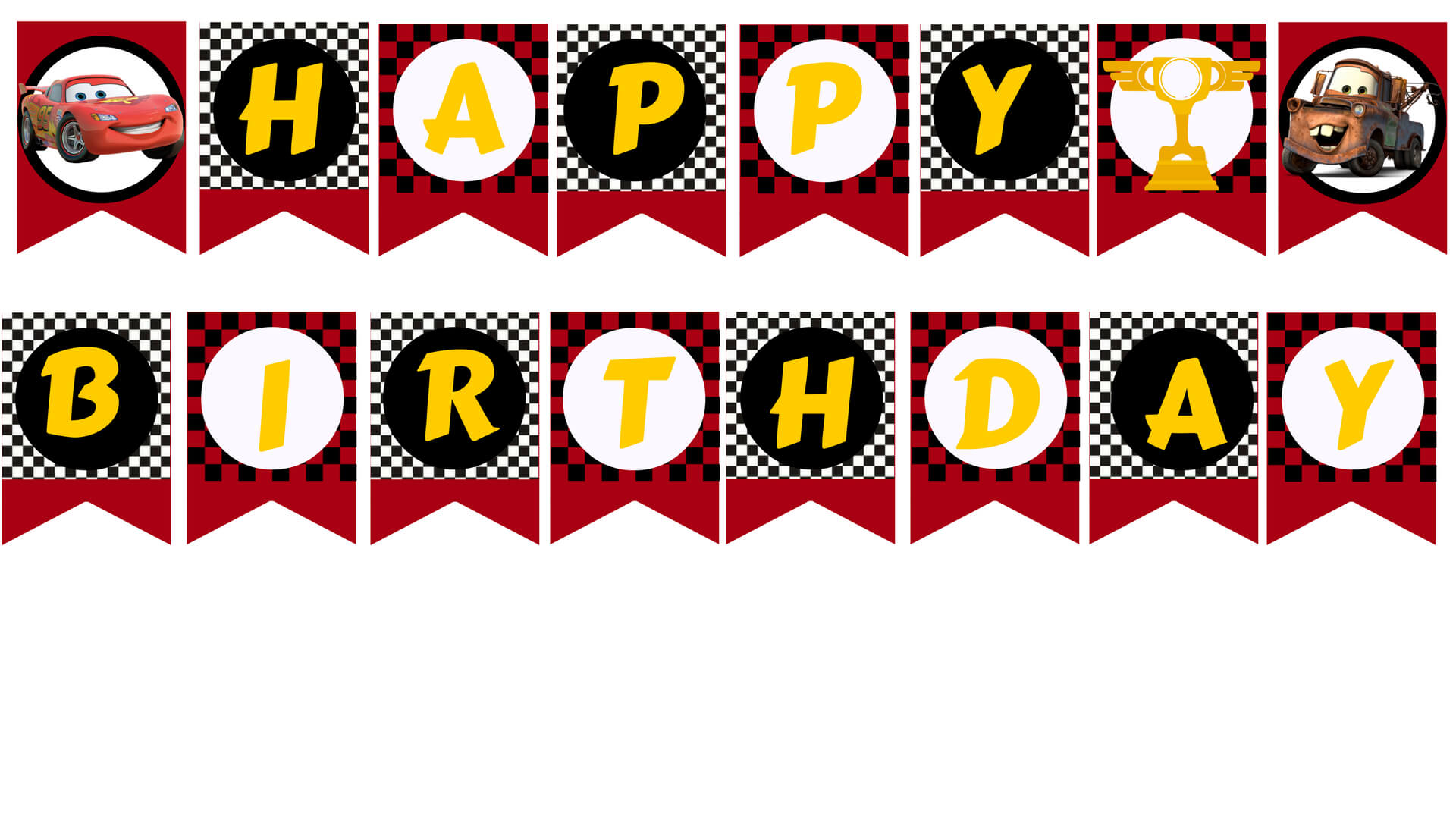 Best Happy Birthday Printable Banner | Coleman Blog Intended For Cars Birthday Banner Template