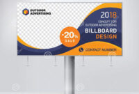 Billboard Design, Template Banner For Outdoor Advertising inside Outdoor Banner Design Templates