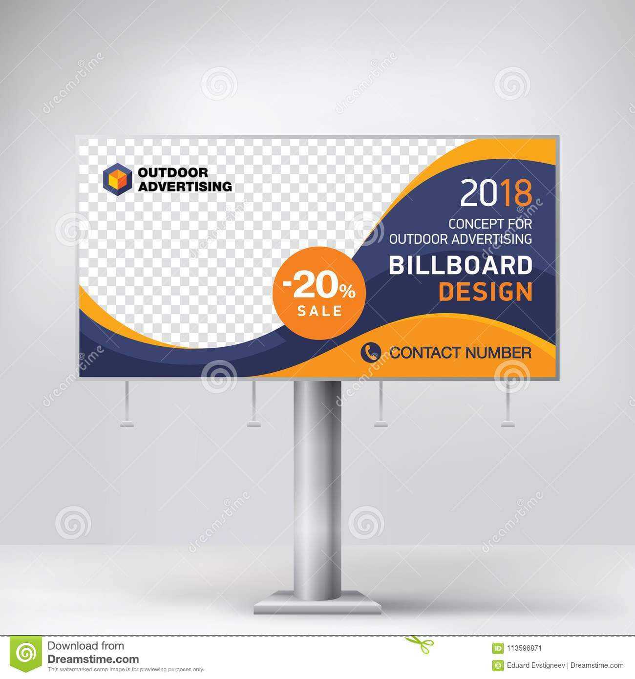 Billboard Design, Template Banner For Outdoor Advertising Inside Outdoor Banner Design Templates