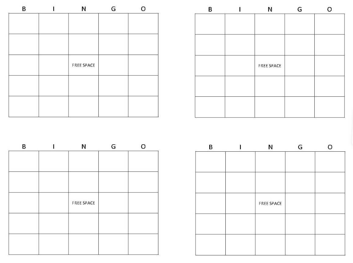 Bingo Card Maker | Make Bingo Cards » Template Haven Regarding Blank Bingo Card Template Microsoft Word