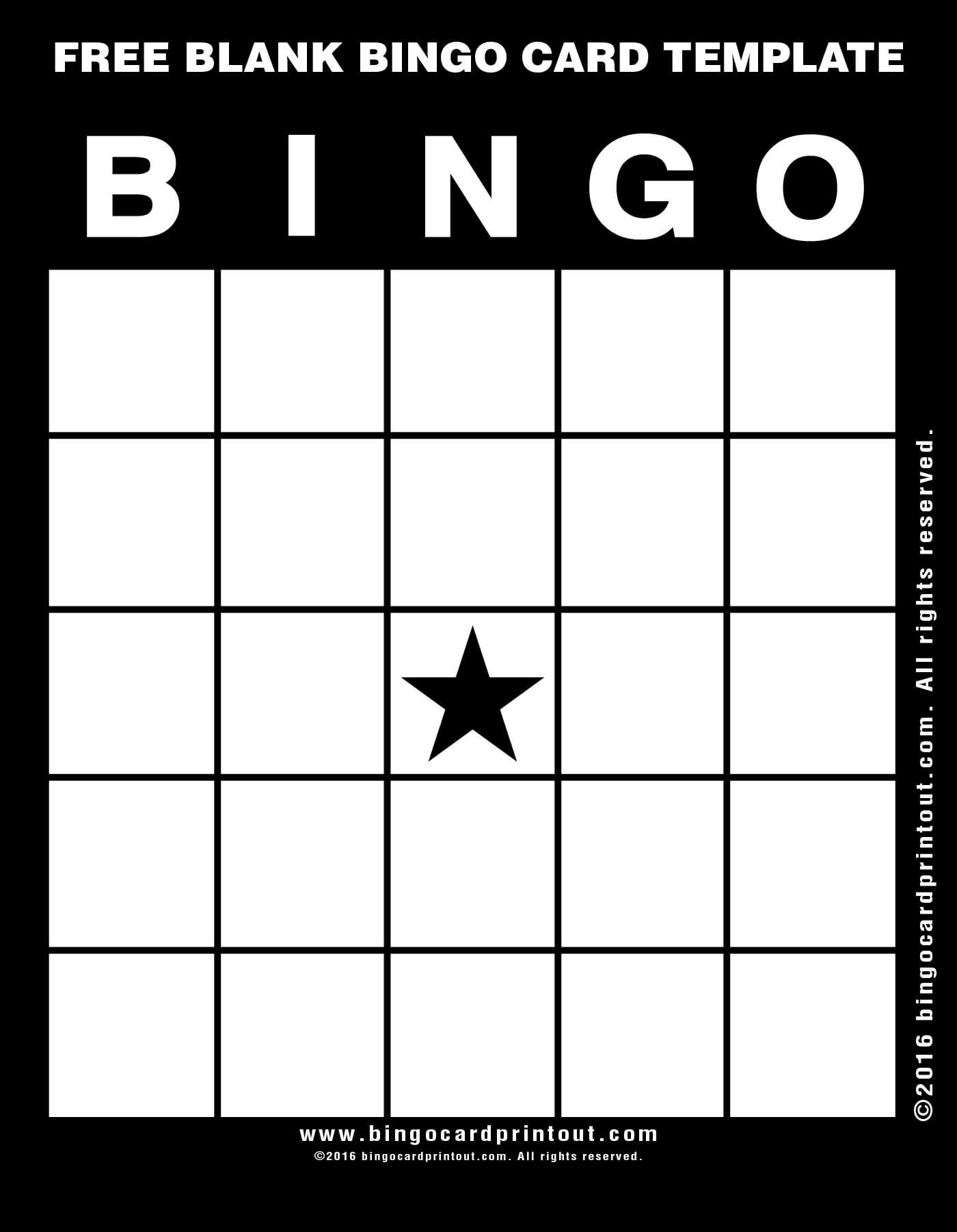 Bingo Template Free ] – Blank Bingo Template 15 Free Psd With Regard To Blank Bingo Template Pdf