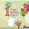 Birthday Photoshop Template For Free Happy Birthday Banner Templates Download