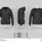 Black Sweatshirt Hoodie Template Stock Vector – Illustration With Regard To Blank Black Hoodie Template