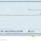 Blank Check With False Numbers Stock Photo – Image Of Cheque For Blank Cheque Template Download Free