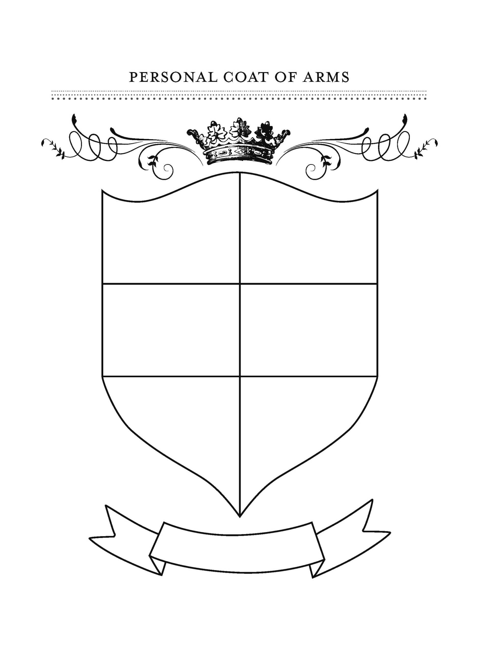 Blank Coat Of Arms Template Png Images Collection For Free Throughout Blank Shield Template Printable