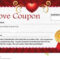 Blank Love Coupon Stock Illustration. Illustration Of Blank Throughout Love Coupon Template For Word