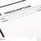 Blank Prescription Pad Stock Image. Image Of Doctor Pertaining To Blank Prescription Pad Template