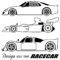 Blank Race Car Coloring Pages With Regard To Blank Race Car Templates