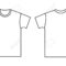 Blank T Shirt Template. Front And Back Throughout Blank Tee Shirt Template