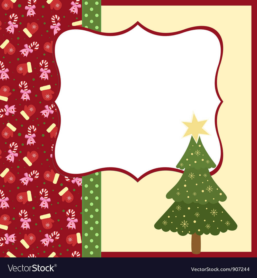 Blank Template For Christmas Greetings Card Pertaining To Blank Christmas Card Templates Free