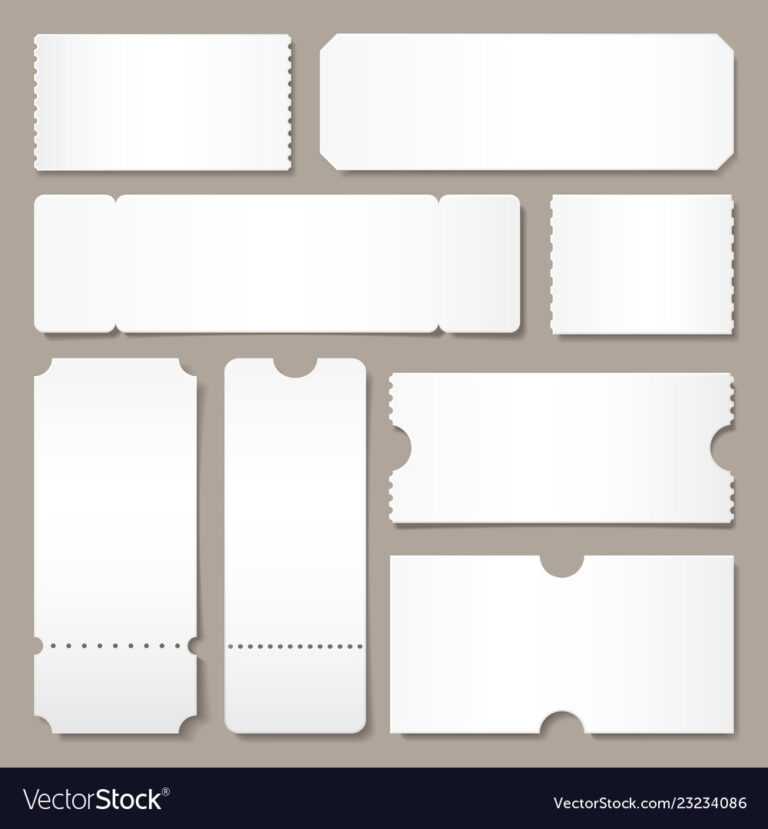 Blank Parking Ticket Template