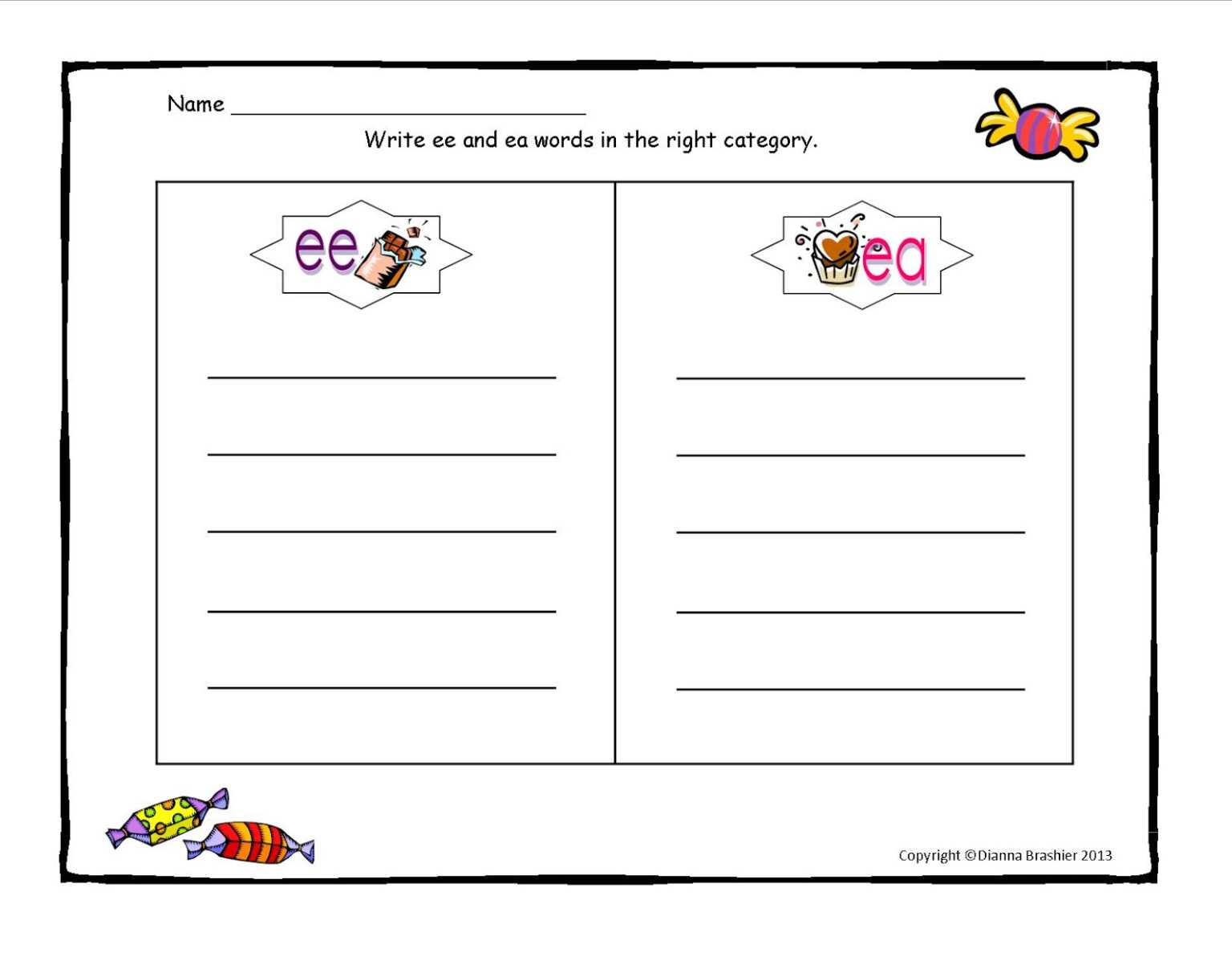  Words Their Way Blank Sort Template Best Sample Template