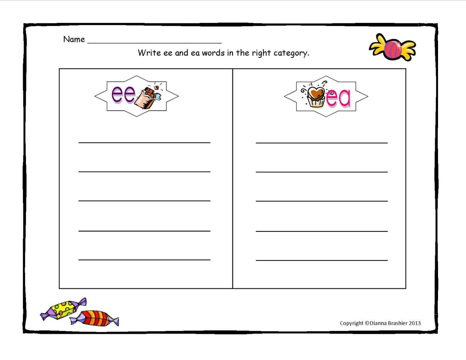 Blank Word Sort Template. Teaching Spelling Word Work On Throughout Words Their Way Blank Sort Template