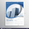 Blue Business Flyer Leaflet Annual Report Cover Page Design Pertaining To Cover Page For Annual Report Template