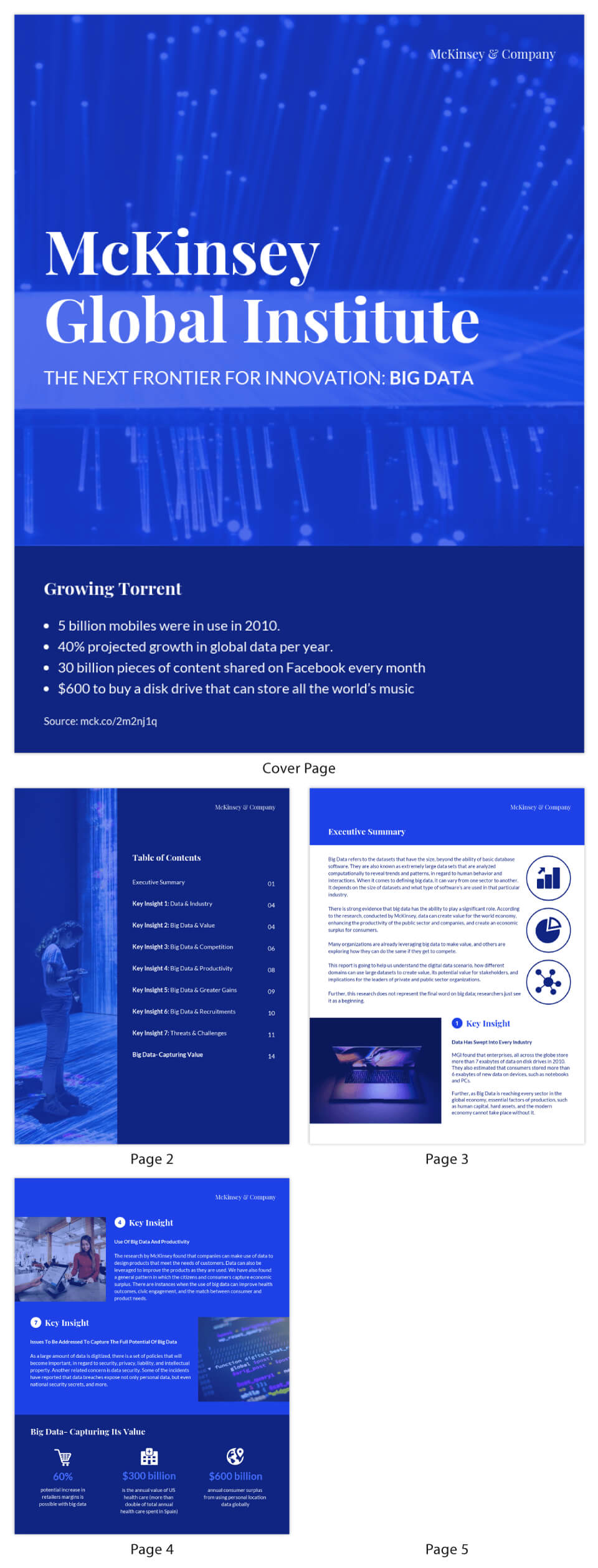 Mckinsey Consulting Report Template - Best Sample Template