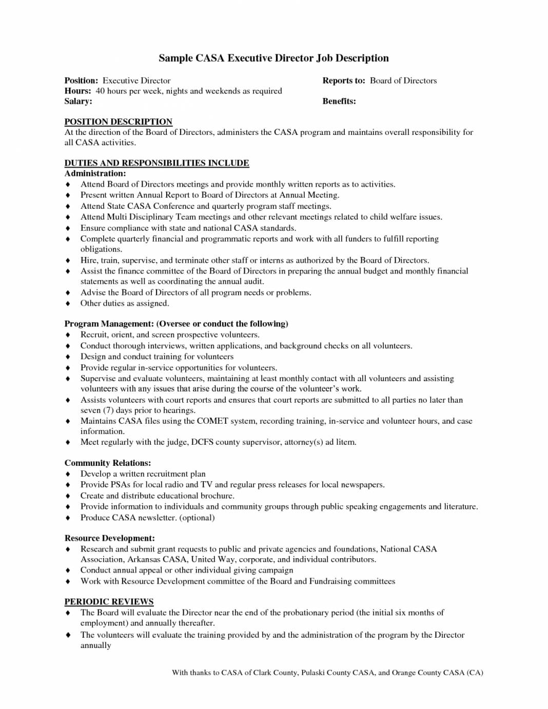 Board Report E Clerical Associate Job Description Reporting Within Health And Safety Board Report Template