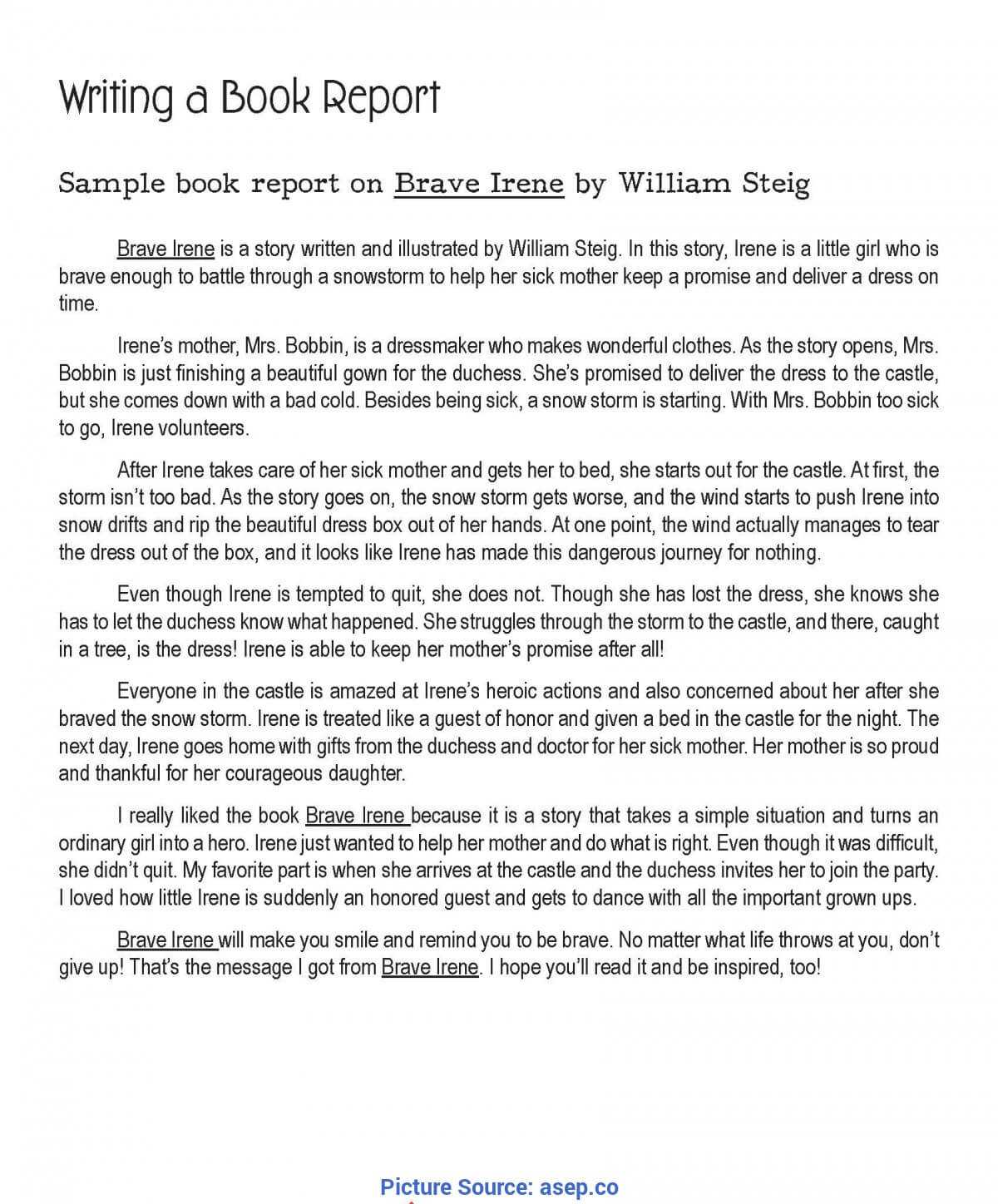 Book Report Template Discovery Middle School Nonfiction Lit With Middle 