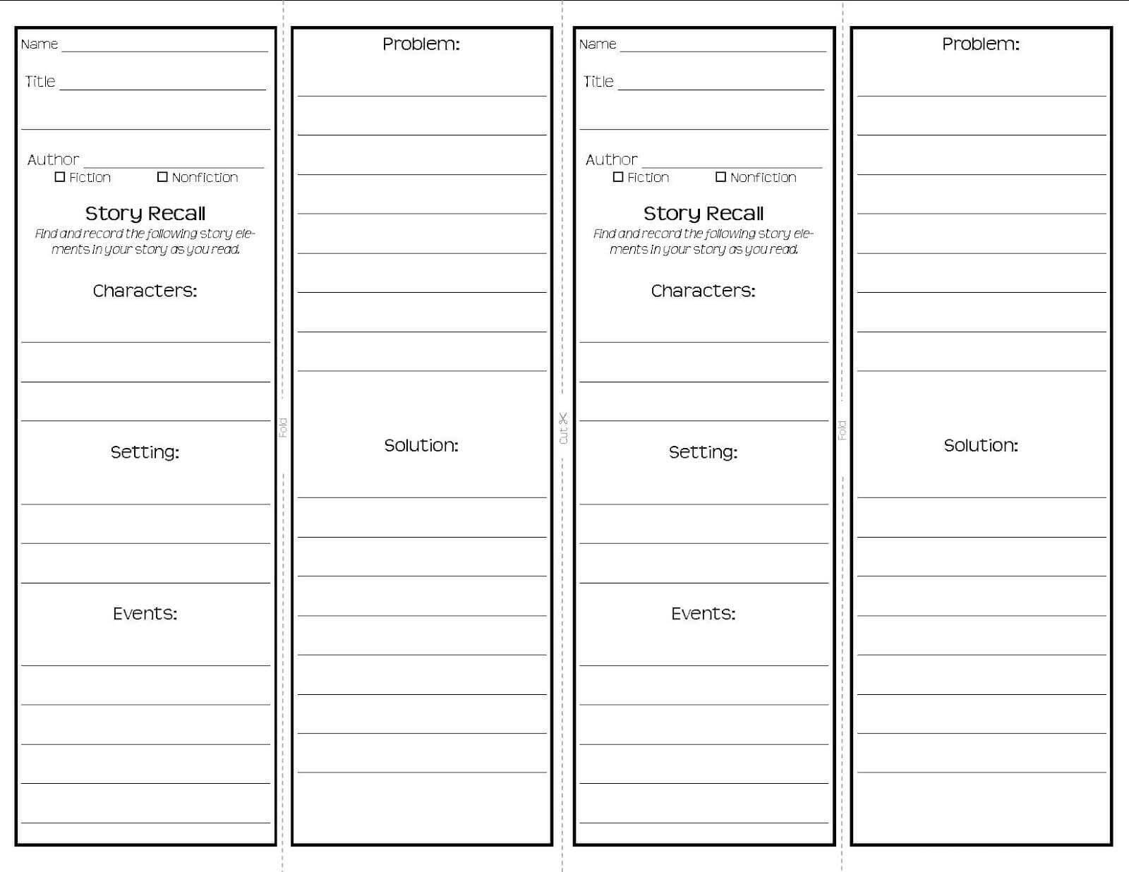 Bookmark Template To Print | Activity Shelter With Free Blank Bookmark Templates To Print