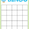 Bridal Shower Bingo Template Blank Free ] – Printable Custom Intended For Blank Bridal Shower Bingo Template